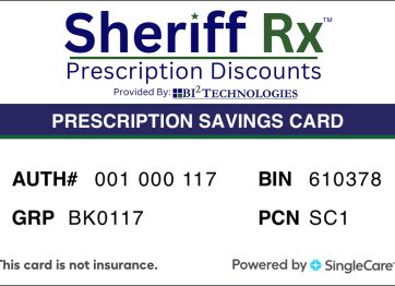 sherif rx savings card
